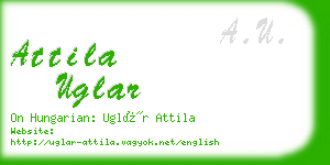 attila uglar business card